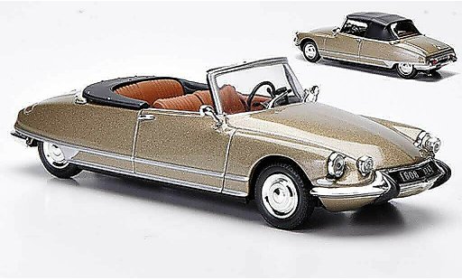 Citroen DS 21 1/43 Norev Cabriolet grisebeige 1966 miniature