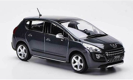 Peugeot 3008 Base 1/43 Norev grise 2009 miniature