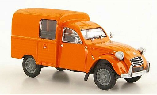 Citroen 2CV Berline 1/43 Eligor AKS400 orange 1974 miniature
