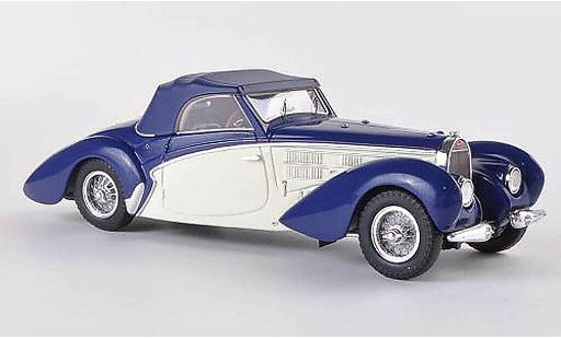 Bugatti 57 Aravis 1/43 Minichamps C bleu/blanche 1939 miniature