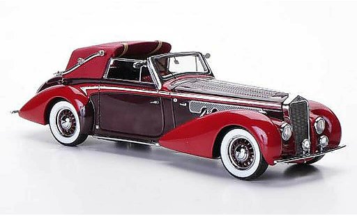 Delage D8-120 Cabriolet 1/43 Minichamps rouge/rouge 1939 miniature