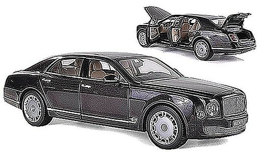 Bentley Mulsanne berline 1/18 Minichamps 2010 marron LHD miniature