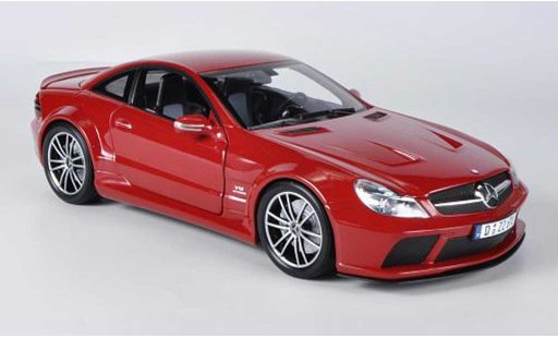 Mercedes B 65 1/18 Minichamps AMG noire Series (R230) rouge 2009 miniature