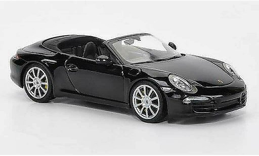 Porsche 911 S 1/43 Minichamps Carrera Cabriolet noire 2012 miniature