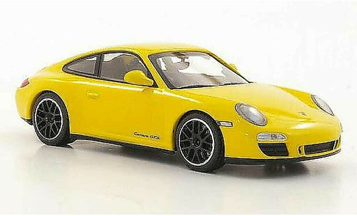 Porsche 911 GTS 1/43 Minichamps Carrera (II) jaune 2011 miniature