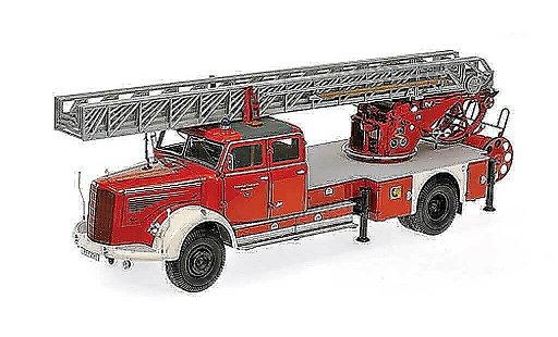 Mercedes L 6600 Base 1/18 Minichamps DL30 Pompiers Pforzheim Drehleiter 1950 miniature