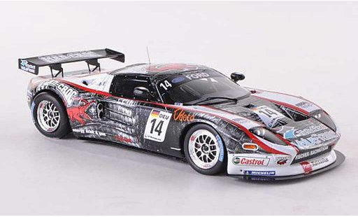 Ford GT GT3 1/43 Minichamps 3 No.14 Fischer Racing Team FIA 3 EM Brunn 2010 M.Eskelinen/C.Nygaard miniature