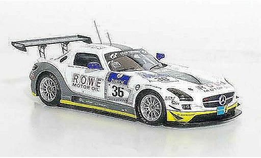 Mercedes SLS GT3 1/43 Minichamps AMG GT3No.36 Rowe Racing 24h Nurburgring 2011 miniature