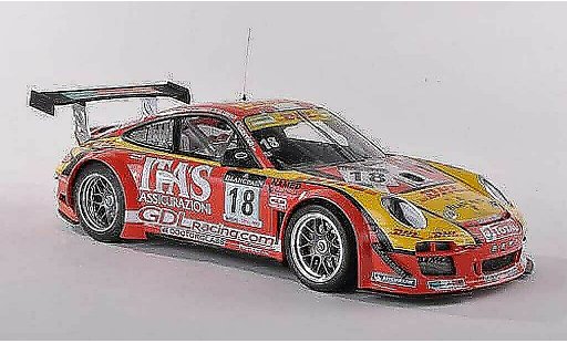 Porsche 911 GT3 1/18 Minichamps R 2011 No.18 DHL/Itas De Lorenzi Racing 24h Spa De Lorenzi/Bonetti/Caccia/Bontempelli miniature
