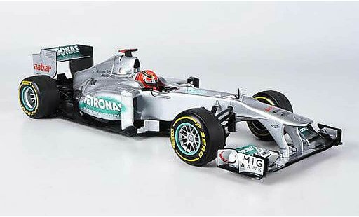 Mercedes F 2009 1/18 Minichamps AMG Team No.7 Petronas M.Schumacher Showcar 2012 miniature