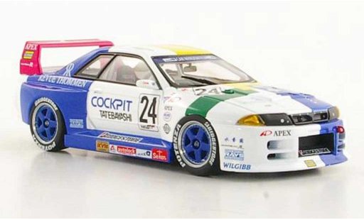 Nissan Skyline R32 1/43 Ebbro GT-R No.24 Cockpit Tatebayashi JGTC 1994 miniature