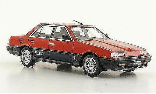 Nissan Skyline 2000 1/43 Hi Story Sedan Turbo -X rouge/bleu RHD 1984 miniature