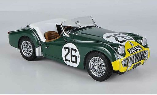 Triumph TR3 S 1/18 Kyosho No.26 24h Le Mans 1959 miniature