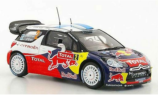 DS Automobiles DS3 WRC 2012 1/43 Spark No.2 Total M.Hirvonen / J.Lehtinen Rally Monte Carlo miniature