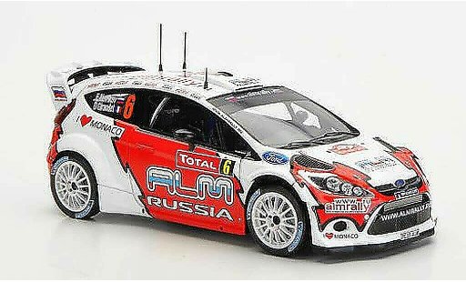 Ford Fiesta WRC 1/43 Spark No.6 ALM Russia Rally Monte Carlo 2012 miniature