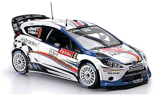 Ford Fiesta WRC 1/43 Spark No.8 Romania Rally Monte Carlo 2012 miniature