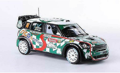 Mini Cooper WRC 1/43 Spark Works No.14 Palmerinha Rallye Monte Carlo 2012 P.Nobre/E.Paula miniature