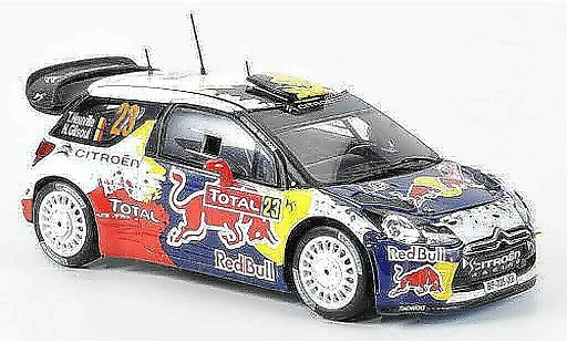 DS Automobiles DS3 WRC 2012 1/43 Spark No.23 Red Bull Rally Monte Carlo miniature
