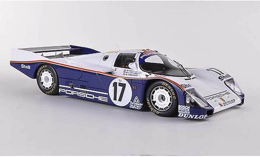 Porsche 962 1987 1/18 Spark No.17 D.Bell/A.Holbert/H.pi&Atilde;&uml;ce 24h Le Mans miniature