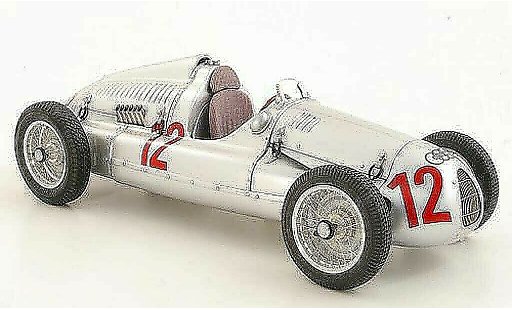 Auto Union Typ D course 1/18 CMC No.12 H.P.Muller GP Frankreich 1939 miniature