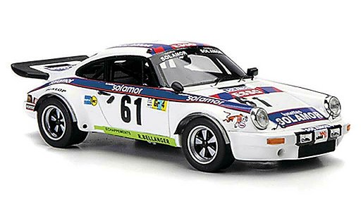 Porsche 911 Base 1/43 Spark No.61Solamor 24h Le Mans 1977 miniature