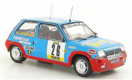 Renault 5 Rallye 1/43 IXO GT Turbo No.26 E.Mauffrey / D.Grataloup Rally Monte Carlo 1988 miniature