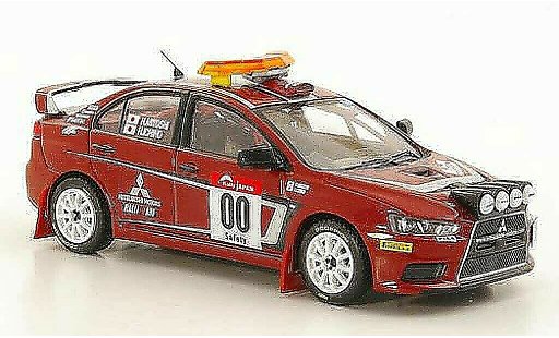 Mitsubishi Lancer Evolution X 1/43 IXO No.00 H.Miyoshi / H.Ichino Safety Car Rally Japan 2007 miniature