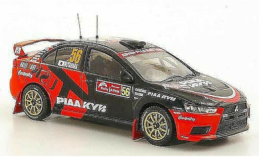 Mitsubishi Lancer Evolution X 1/43 IXO No.56 RalliArt F.Nutahara / H.Ichino Rally Japan 2008 miniature