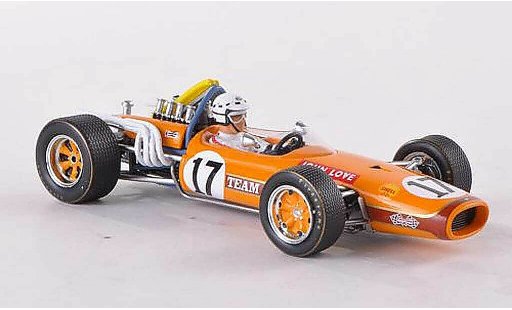 Brabham T20 course 1/43 Spark No.17 Team Gunston GP Sudafrika 1968 J.Love miniature