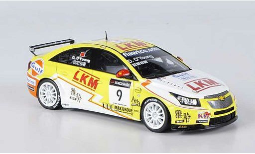 Chevrolet Cruze course 1/43 Spark 2011 1.6T No.9 D.O'Young WTCC GP Macau miniature