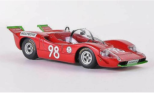 Abarth 2000 SP 1/43 Spark Sport No.98 L.Taramazzo / G.Virgilio Targa Florio 1970 miniature