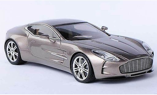 Aston Martin One-77 coupe 1/43 Spark 77 beige 2012 miniature