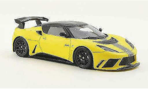 Lotus Evora GTE 1/43 Spark jaune/grise/carbon LHD 2011 miniature