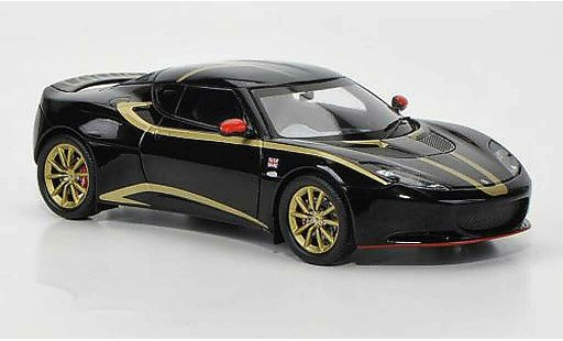 Lotus Evora S 1/43 Spark Special Edition noire/gold RHD 2011 miniature