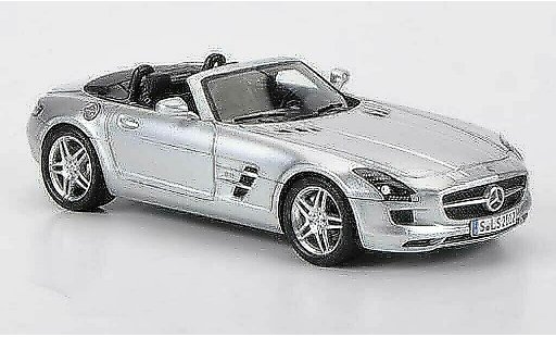 Mercedes SLS Roadster 1/43 Spark AMG grise miniature