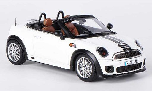 Mini Roadster Base 1/43 Spark blanche/noire 2012 miniature