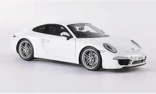 Porsche 911 Carrera 1/43 Spark blanche 2012 miniature
