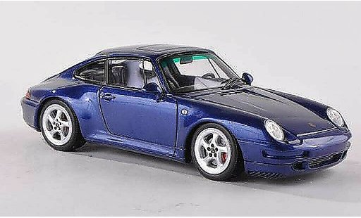 Porsche 911 4S 1/43 Spark Carrera bleu 1995 miniature