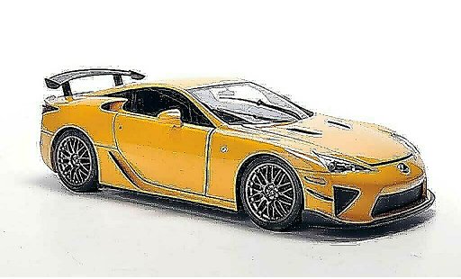 Lexus LFA Nurburgring Package 1/18 Autoart orange 2011 miniature