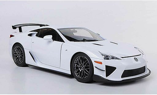 Lexus LFA Nurburgring Package 1/18 Autoart blanche 2011 miniature