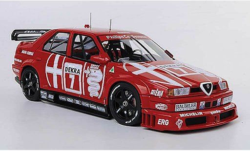 Alfa Romeo 155 2.5 v6 1/18 Autoart TI No.7 Alfa Corse A.Nannini DTM Hockenheim 1993 miniature