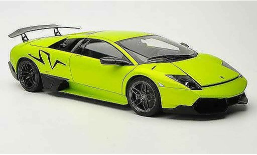 Lamborghini Murcielago LP670 1/18 Autoart 4 SV verte miniature