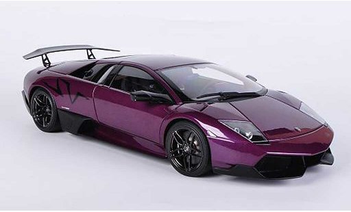 Lamborghini Murcielago LP670 1/18 Autoart SV lila miniature