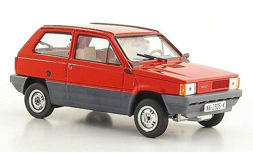 Seat Panda 35 1/43 Brumm rouge Plaza de Toros - Pamplona miniature