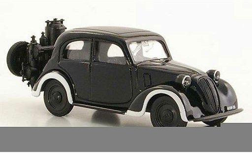 Fiat 1100 Berlina 1/43 Brumm Gassogeno noire miniature
