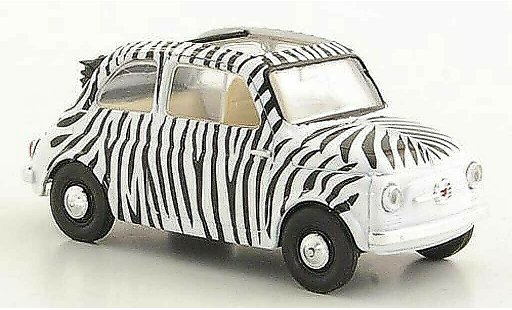 Fiat 500 Nuova 1/43 Brumm ''Zebrata'' 1957 miniature