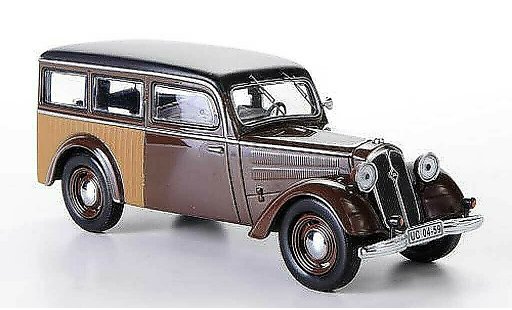IFA F8 Kombi 1/43 IST Models Break marron/marron 1955 miniature