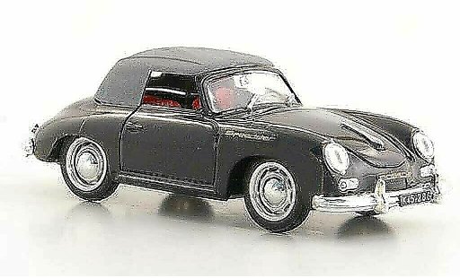 Porsche 356 1950 1/43 Brumm Speedster noire ferm&Atilde;&copy;es capote miniature