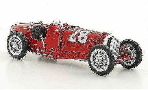 Bugatti Type 59 grand prix 1/18 Brumm No.28 T.Nuvolari GP Monaco 1934 miniature