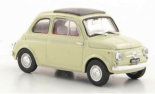 Fiat 500 D 1/43 Brumm beige 1960 miniature